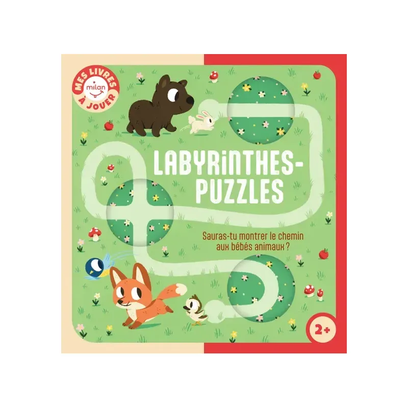 Labyrinthes-puzzles - Sauras-tu aider les bébés animaux ?
