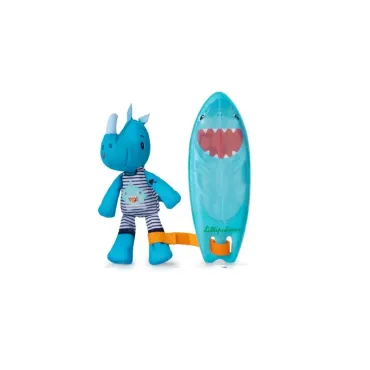 Surfeur magique Marius le rhinocéros