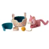 Jeanne le chat et son panier