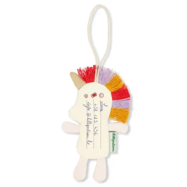 Etiquette bagage Lena la licorne