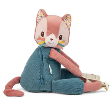 Sac à dos doux Jeanne le chat