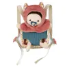 Poupée en tissu et porte bébé Jeanne
