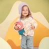 Poupée en tissu et porte bébé Jeanne