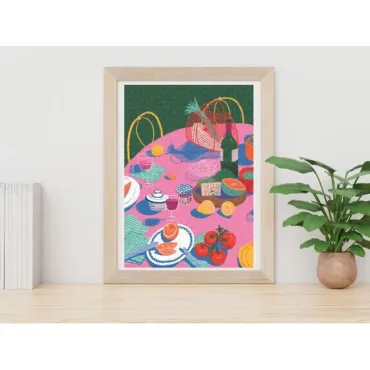 Puzzle 1000 pièces - Bodegon de jardin par Gisèle Murias