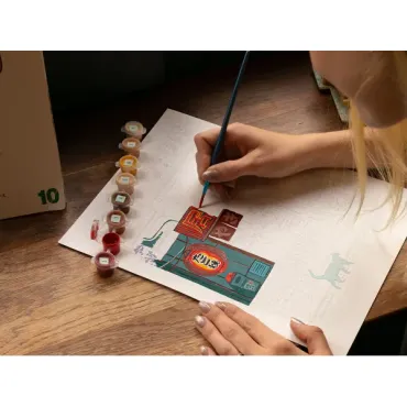 Coffret peinture au numéro - Petit Pinceau Izakaya