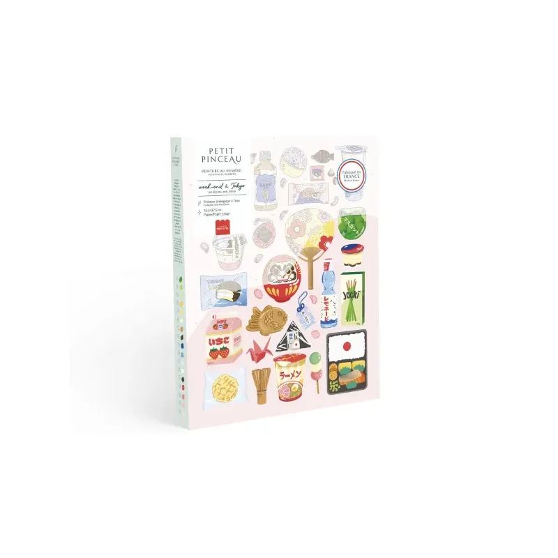 Coffret peinture au numéro - Petit Pinceau Week-end à Tokyo