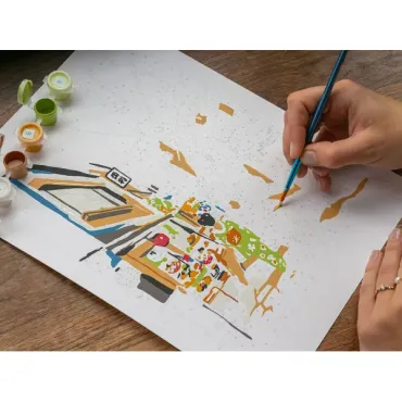 Coffret peinture au numéro - Petit Pinceau Kyoto