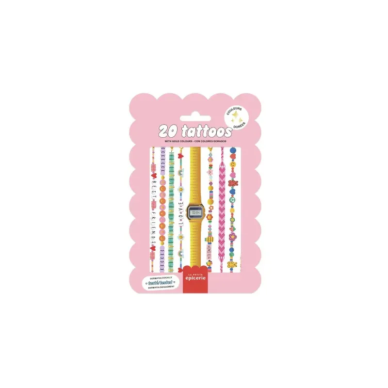 Pochette de 20 Tattoos - Bracelets