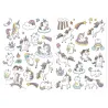 Pochette de 40 Tattoos - Licornes