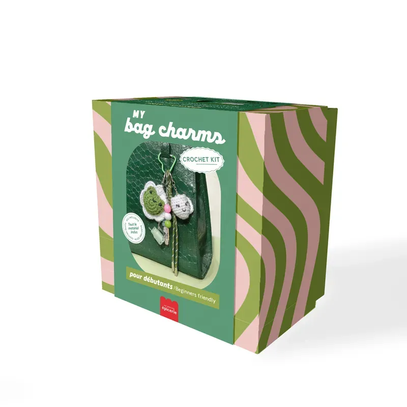 Kit DIY Crochet Bag Charms - Matcha Club