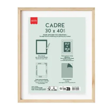 Cadre Bois 30X40