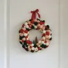 Kit couronne de Noël - Rouge et vert
