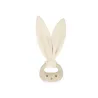 Anneau de dentition en silicone lapin - Crème