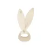 Anneau de dentition en silicone lapin - Crème