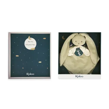 Doudou lapin Vert - Lapinoo 30 cm