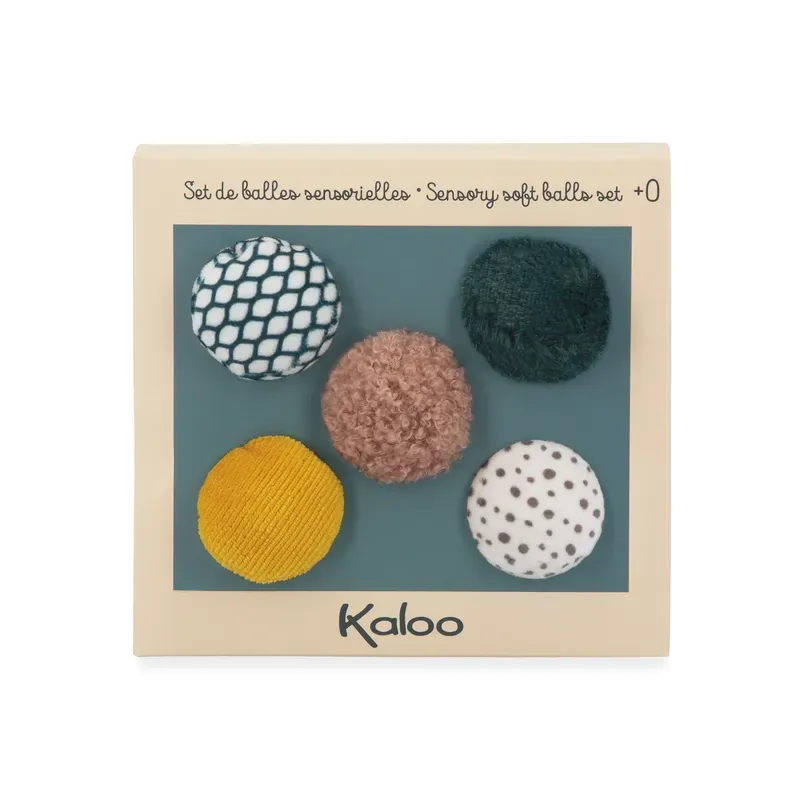 Balles sensorielles pour bébé - (Set de 5)