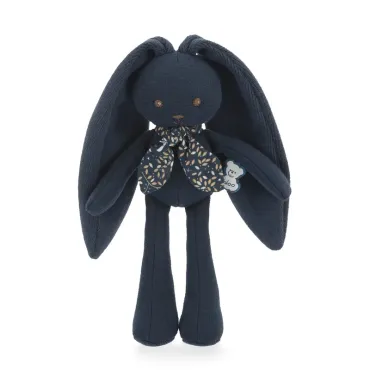 Pantin lapin Bleu nuit - 25 cm