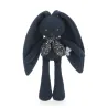 Pantin lapin Bleu nuit - 25 cm