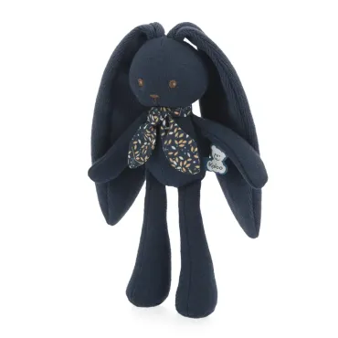 Pantin lapin Bleu nuit - 25 cm