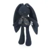 Pantin lapin Bleu nuit - 25 cm