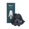 Pantin lapin Bleu nuit - 25 cm