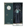 Pantin lapin Bleu nuit - 25 cm