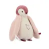 Peluche veilleuse manchot Rose