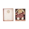 Peluche lapin Patapouf Bordeaux - 17 cm