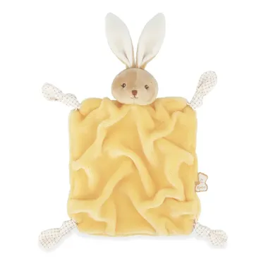 Doudou lapin Jaune