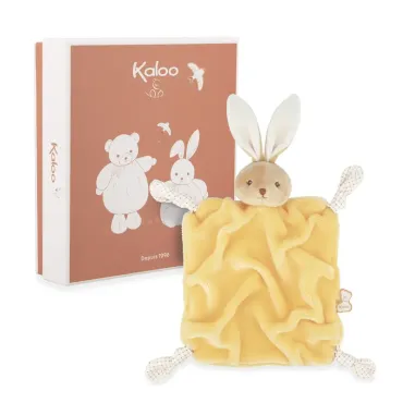 Doudou lapin Jaune