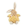 Peluche lapin Patapouf Jaune - 17 cm