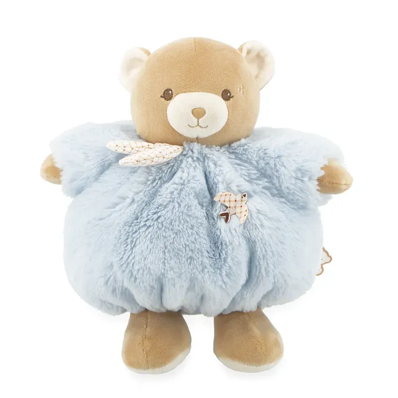 Peluche ours Patapouf Bleu - 25 cm