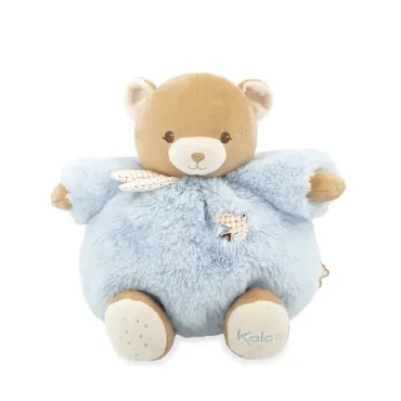 Peluche ours Patapouf Bleu - 25 cm