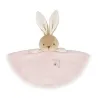 Doudou lapin rond Rose
