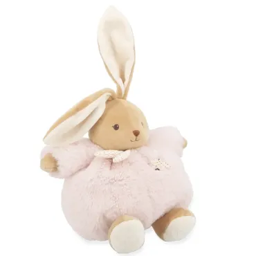 Peluche lapin Patapouf Rose - 25 cm