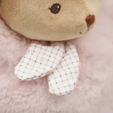 Peluche lapin Patapouf Rose - 25 cm