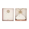 Doudou lapin rond Crème