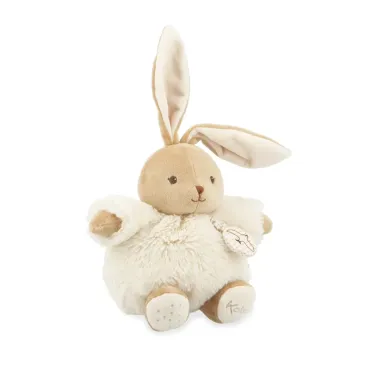 Peluche musicale lapin Patapouf Crème - 17 cm
