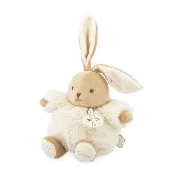 Peluche musicale lapin Patapouf Crème - 17 cm