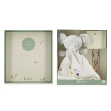 Coffret bola et doudou éléphant