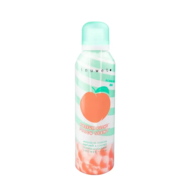 Mousse de douche orange - Pêche