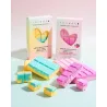 Tablette de bain effervescente rose - Fraise