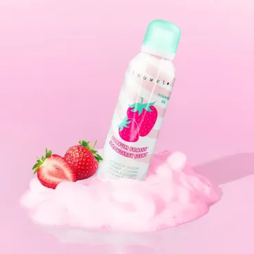 Mousse de douche rose - Fraise