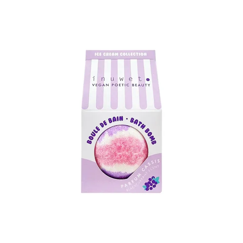 Boule de bain effervescente - Cassis