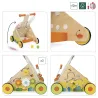 Chariot Multi-Activités Lapin en bois