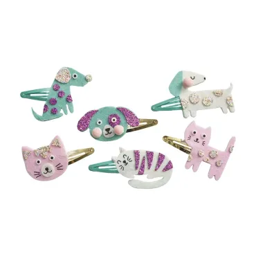 6 Barrettes Little Pets à Créer