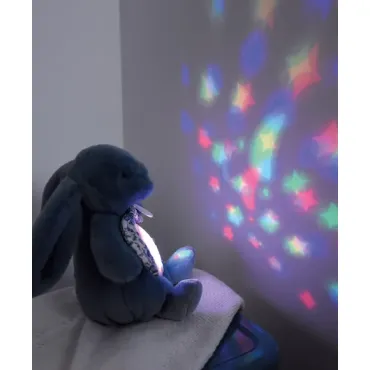 Veilleuse Lapin Musicale Projection mur avec chansons Douces - Blanc