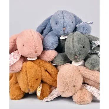 Lapin DOUDOU® - Peluche lapin Beige - 25 cm