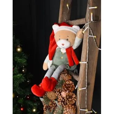 Doudou Farceur de Noël - Cotillon Lutin Farceur 40 cm