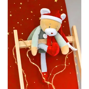 Doudou Farceur de Noël - Cotillon Lutin Farceur 40 cm